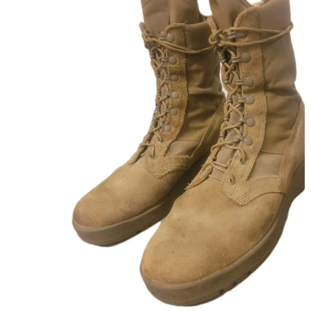 Hot Weather Coyote‎ Brown Military Boots 14 R Army Regulation Compliant